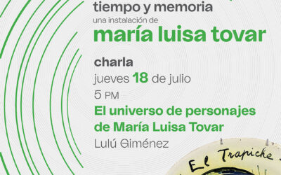 Charla sobre las personalidades que firmaron en la colección de platos de la ceramista María Luisa Tovar