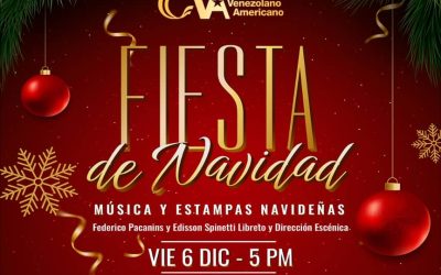 Espectáculo musical “Fiesta de Navidad”  se presenta en el CVA Las Mercedes