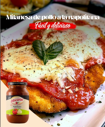 Milanesa a la Napolitana, opción para el menú semanal