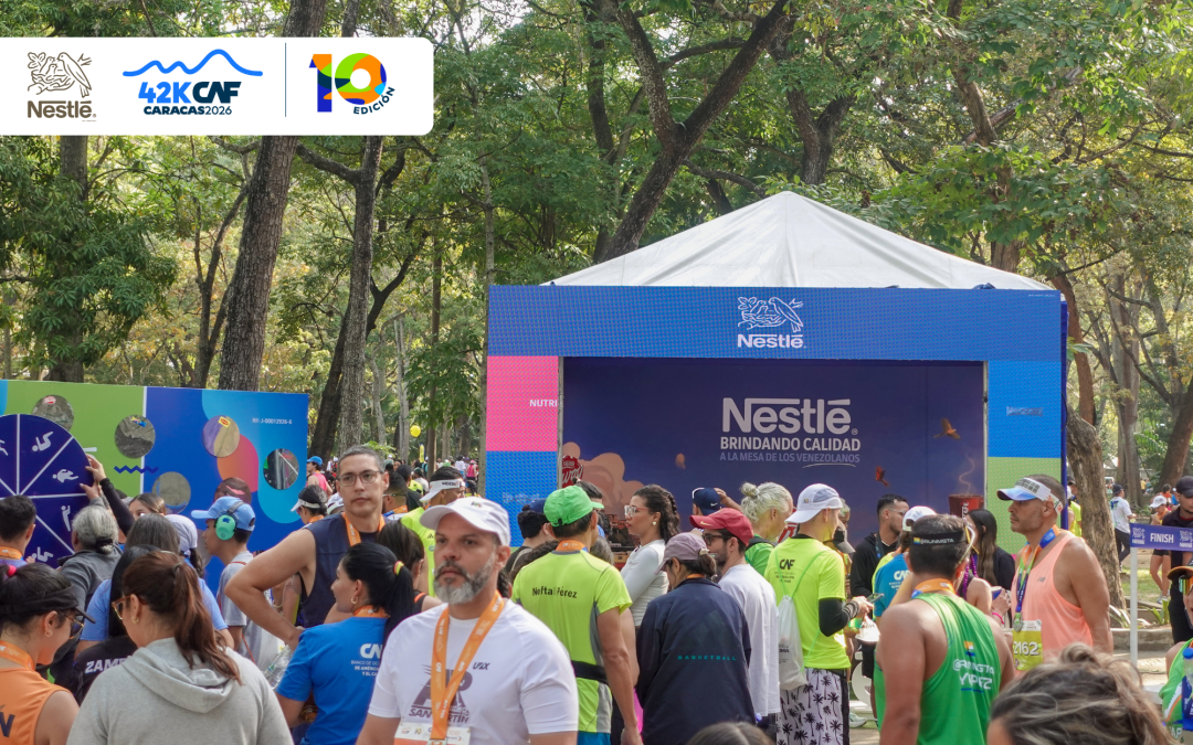 Nestlé acompañó en cada kilómetro a los 10 mil corredores del Maratón CAF 2026