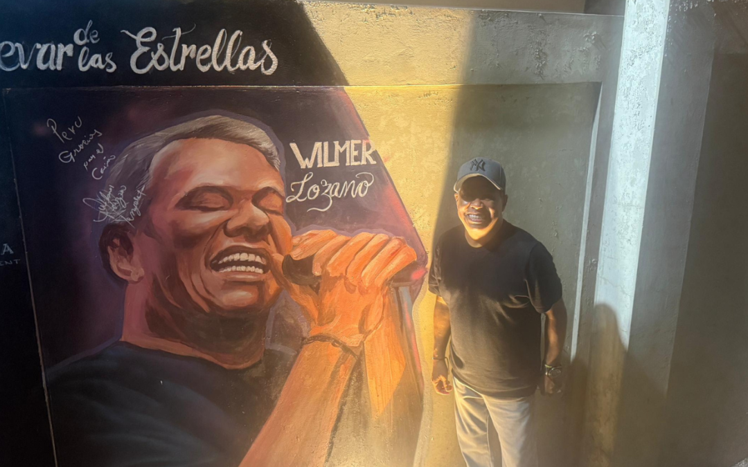 El salsero Wilmer Lozano es homenajeado en Perú con gran mural en el  Callao