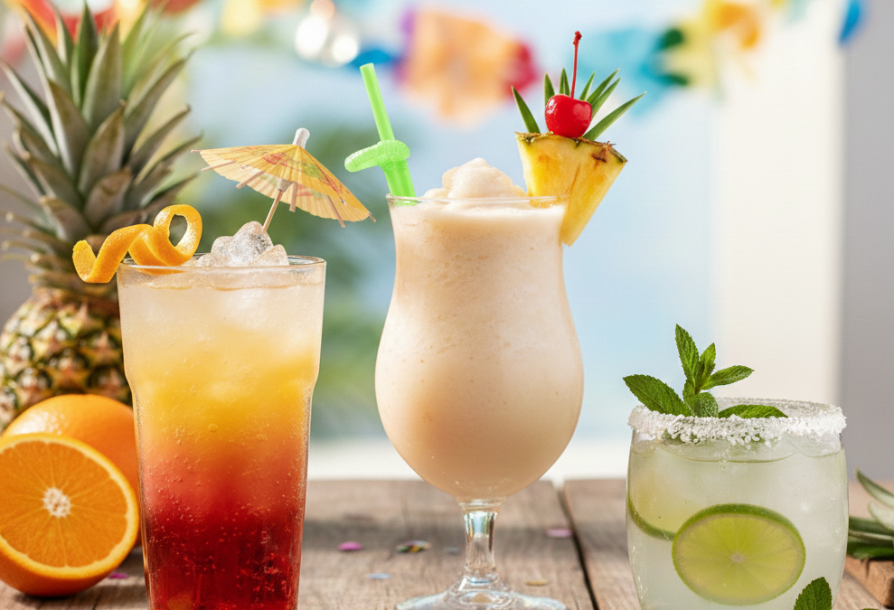 Mocktails con sello tropical para elevar el nivel del Carnaval