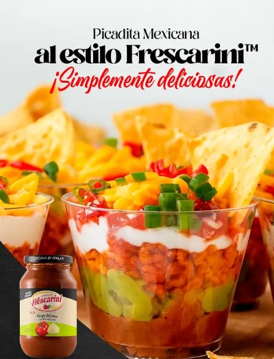 Fusión con estilo: Picaditas mexicanas al estilo italiano Frescarini TM