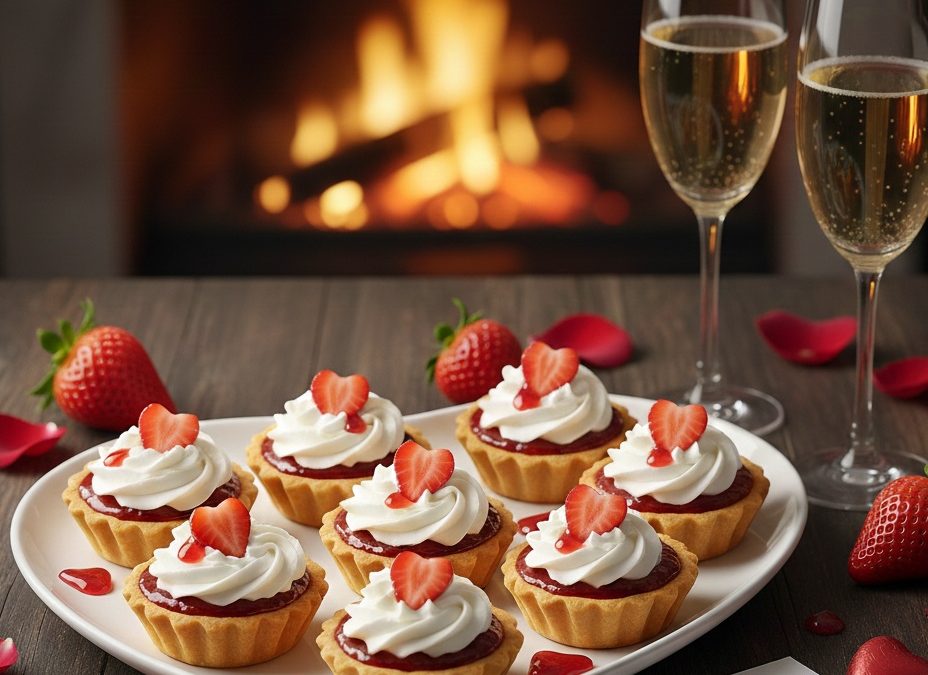 Comparte el amor con deliciosas mini tartaletas de fresa