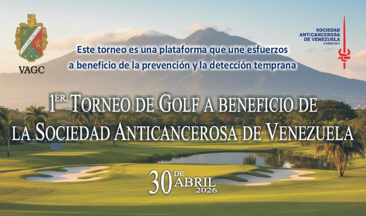FOTO-Sociedad Anticancerosa de Venezuela anuncia su 1er Torneo de Golf a beneficio de la lucha contra el cáncer
