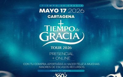 Cartagena será sede del lanzamiento de “Tiempo de Gracia”, un encuentro de música y transformación espiritual
