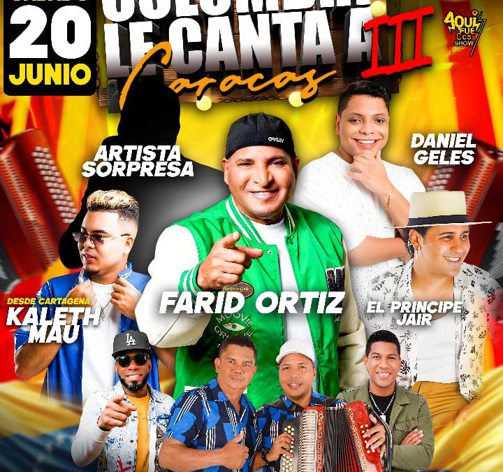 «Colombia le canta a Caracas y a Valencia III» viene repotenciado y se reprograma para el mes de junio