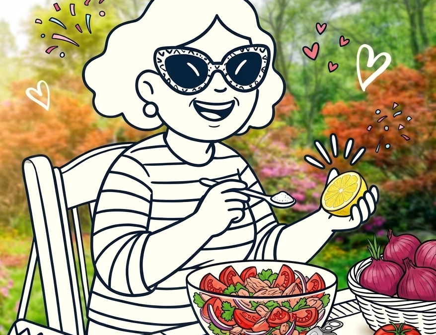 ¡Más candela que el sol de Choroní! El tomate y el atún pusieron a bailar a la abuela