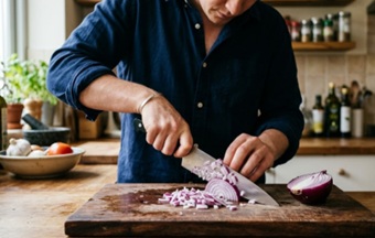 Tips para no cocineros: El secreto para evitar las lágrimas al picar cebolla
