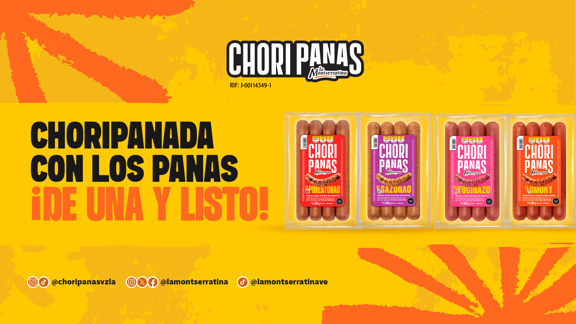 Choripanas By La Montserratina La nueva generación de chorizos con Choripanas destaca por su alto valor proteico