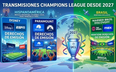 La Champions cambia de casa en 2027: Disney y Paramount ganan derechos en la región.