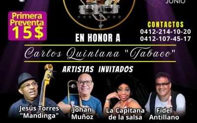 El Patio Rinde Tributo a la Leyenda de la Salsa Carlos «Tabaco» Quintana en una Noche de Antología y Solidaridad