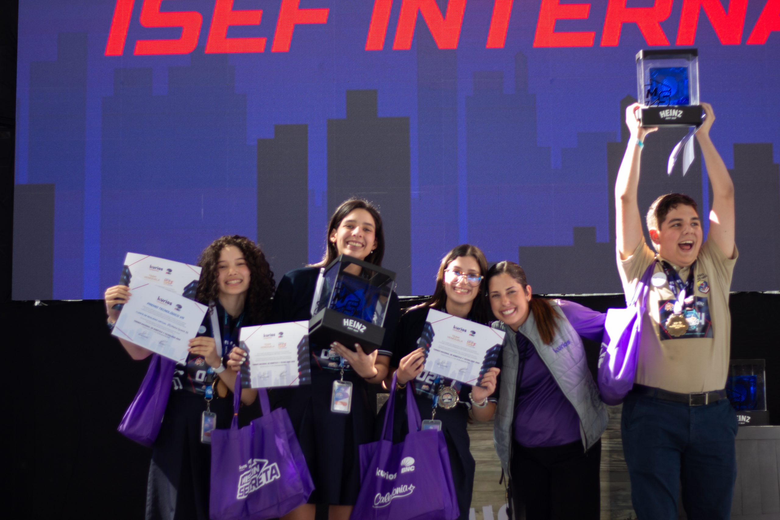 Estudiantes venezolanos representarán al país en la feria científica más importante del mundo, ISEF, tras clasificar en Kurios Competition 2026