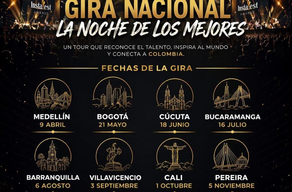 INSTAFEST AWARDS 2026 anuncia su Tour Nacional y gran Gala de Premiación en Cartagena