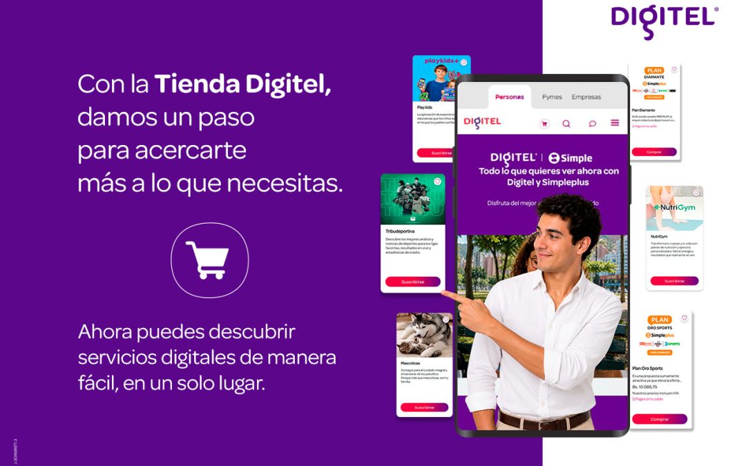 Digitel lanza la nueva Tienda Digitel, un espacio para acceder a servicios,  soluciones y contenidos en un solo lugar