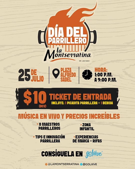 La Montserratina celebra 13 años como pionera del Día de la Parrilla en  la Plaza Alfredo Sadel