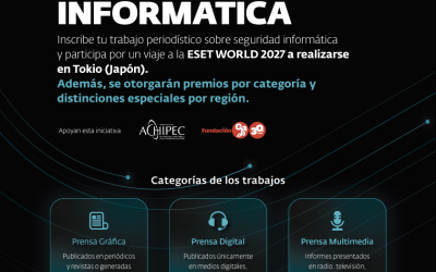 Comienza la inscripción para participar del  Premio ESET al Periodismo en Seguridad Informática 2026