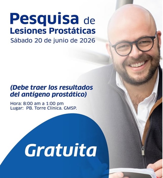 Chequeo anual a partir de los 45 años es la clave para vencer el cáncer de próstata