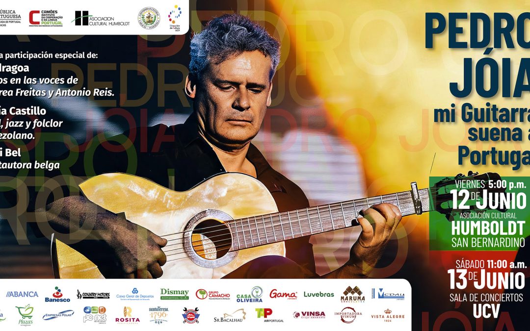 La lengua de Camões resuena en Caracas: Portugal celebra su día con dos conciertos que unen tradición e identidad en torno a la guitarra de Pedro Jóia