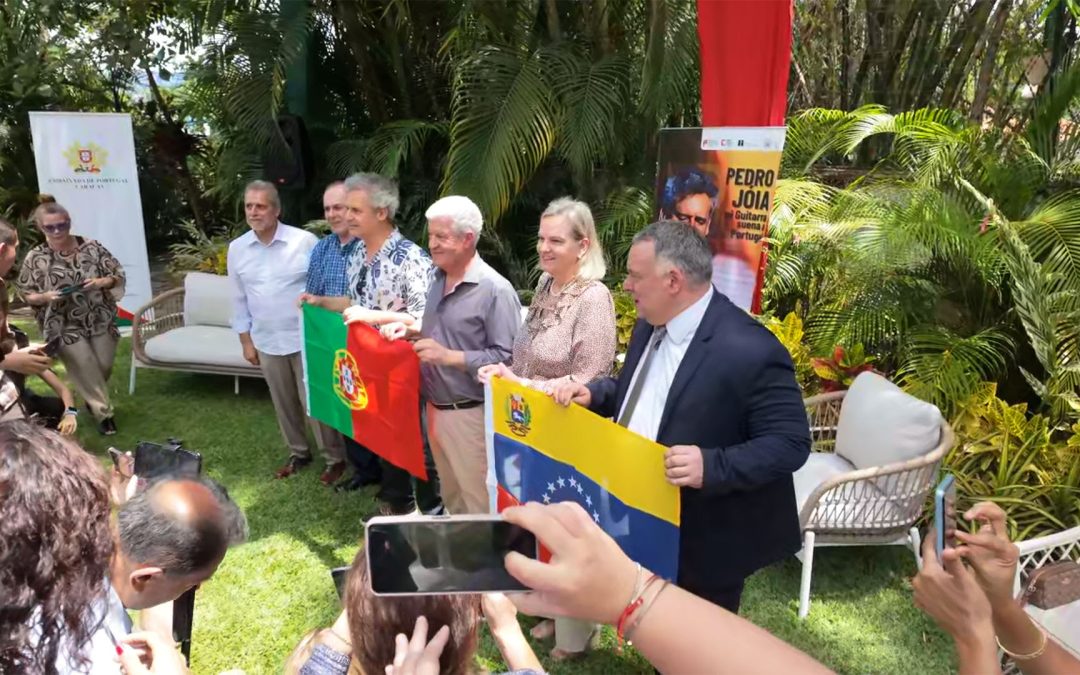 Pedro Jóia cautiva a la prensa con «Ícaro» y anuncia dos conciertos para celebrar en Caracas el Día de Portugal