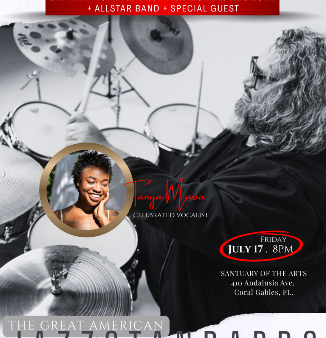 LOS GRANDES ESTÁNDARES DEL JAZZ AMERICANO    NOMAR NEGRONI EN CONCIERTO • 17 DE JULIO • SANCTUARY OF THE ARTS, CORAL GABLES