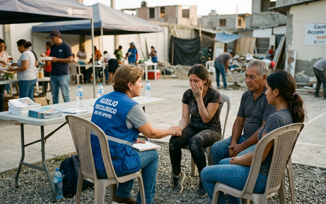 Primeros auxilios emocionales para afrontar el trauma tras la emergencia sísmica
