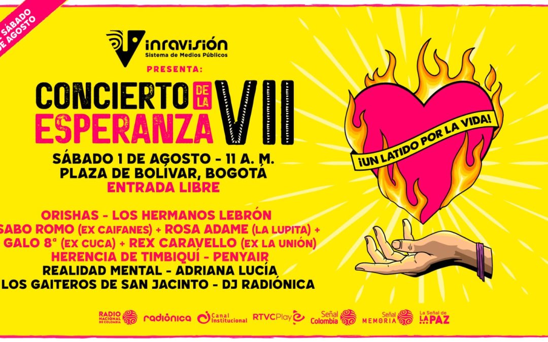 Este sábado Concierto de la Esperanza 2026 gratis desde la Plaza de Bolívar en Bogotá