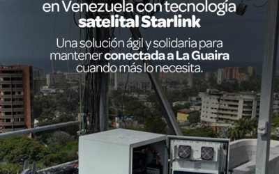Digitel fortalece su capacidad de respuesta en La Guaira con la conectividad satelital de Starlink