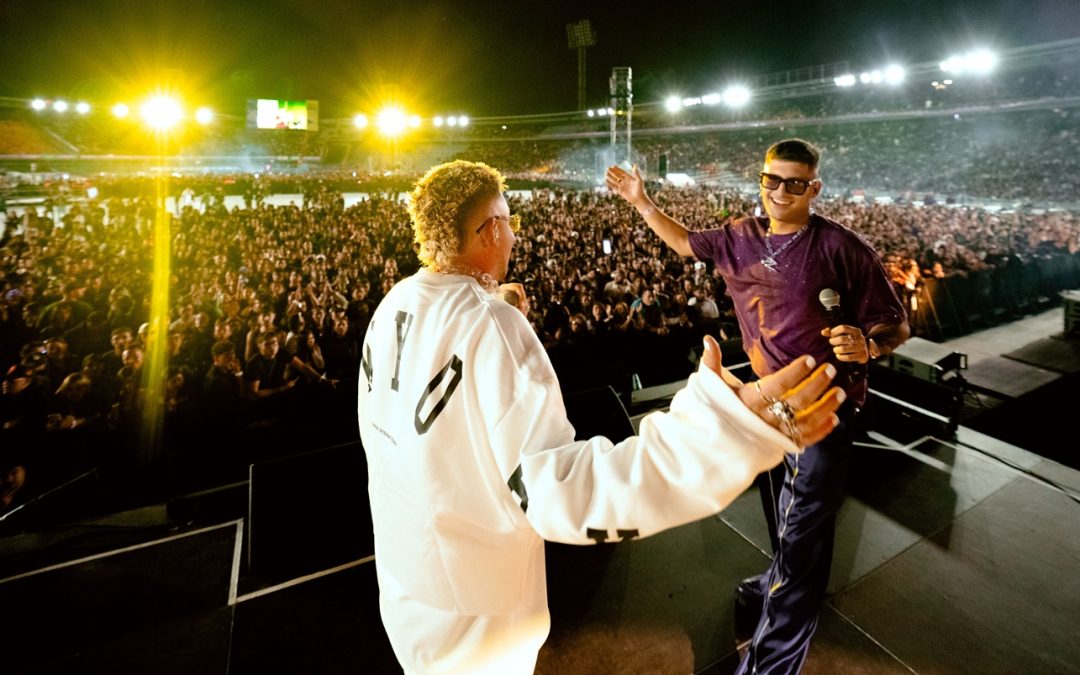 Sazza y Matt Paris sorprenden a más de 40.000 personas con estreno inédito en el estadio El Campín