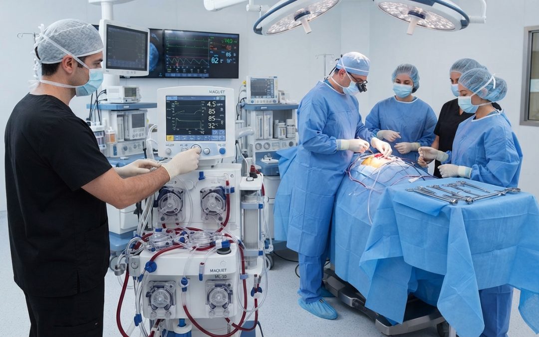 Bomba de Circulación Extracorpórea aumenta la precisión de cirugías cardiovasculares