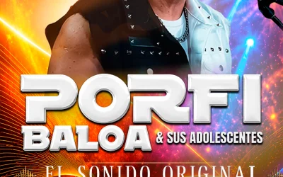 Porfi Baloa y sus Adolescentes ofrecerán un inolvidable concierto en la Terraza del CCCT