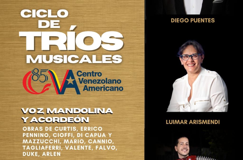 protagonizan Ciclo de Tríos Musicales en el CVA Las Mercedes