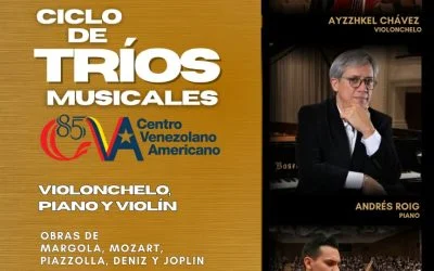 Ayzzhkel Chávez, Andrés Roig y Orlando Pérez  ofrecerán recital en el CVA Las Mercedes