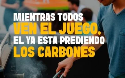 El fuego del deporte enciende la tradición parrillera que une a los fanáticos