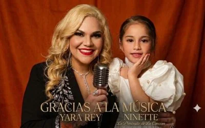 CON SOLO 5 AŇOS, NINETTE “LA PRINCESITA DE LA CANCIÓN”, HACE SU DEBUT EN TELEVISIÓN INTERNACIONAL JUNTO A YARA REY.