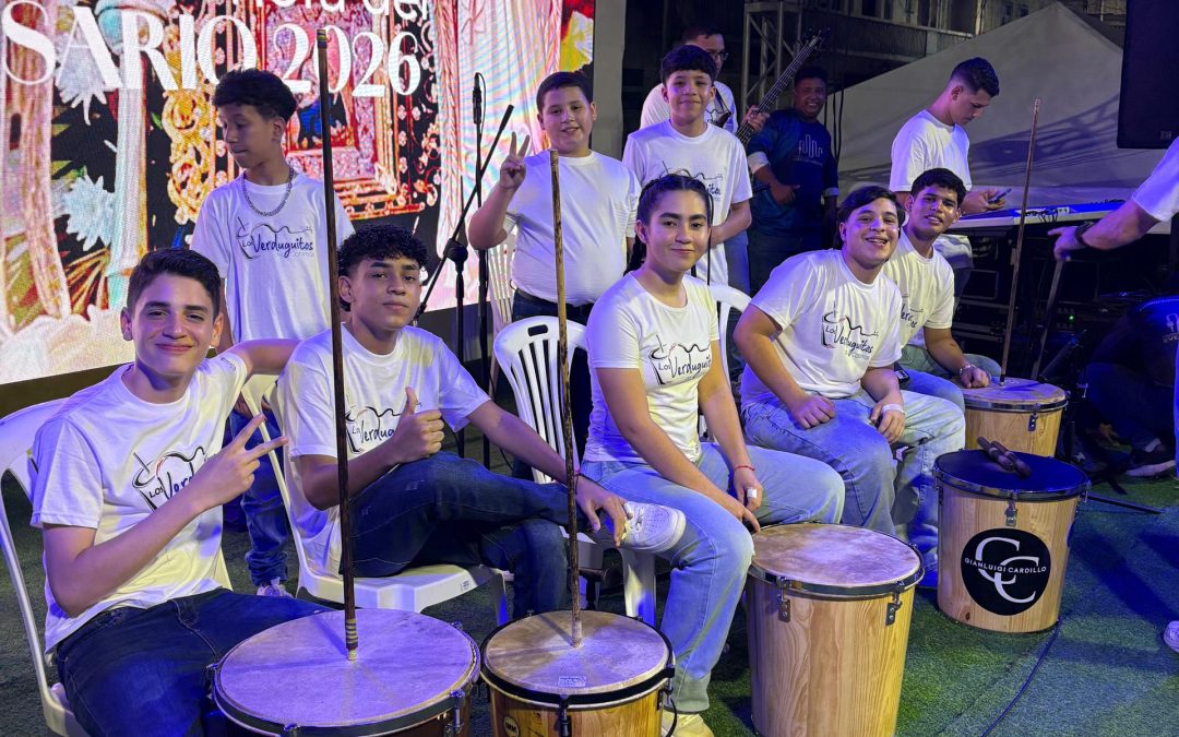 LOS VERDUGUITOS DE CABIMAS BUSCAN SU PASO A LA SIGUIENTE FASE DEL FESTIVAL “MARACAIBO ELIGE LA GAITA DEL AÑO» CON SU TEMA «LIENZO DE GLORIA»