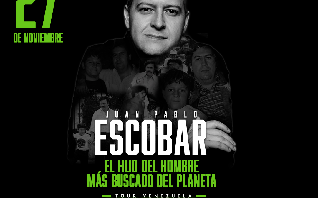 Sebastián Marroquín: El hijo de Pablo Escobar llega por primera vez a Venezuela con su gira internacional