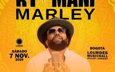 Ky-Mani Marley regresa a Colombia para dar un concierto de reggae love en Lourdes Music Hall